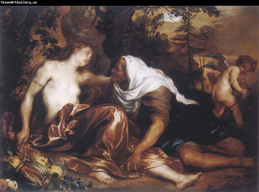 Anthony Van Dyck The funf senses with landscape